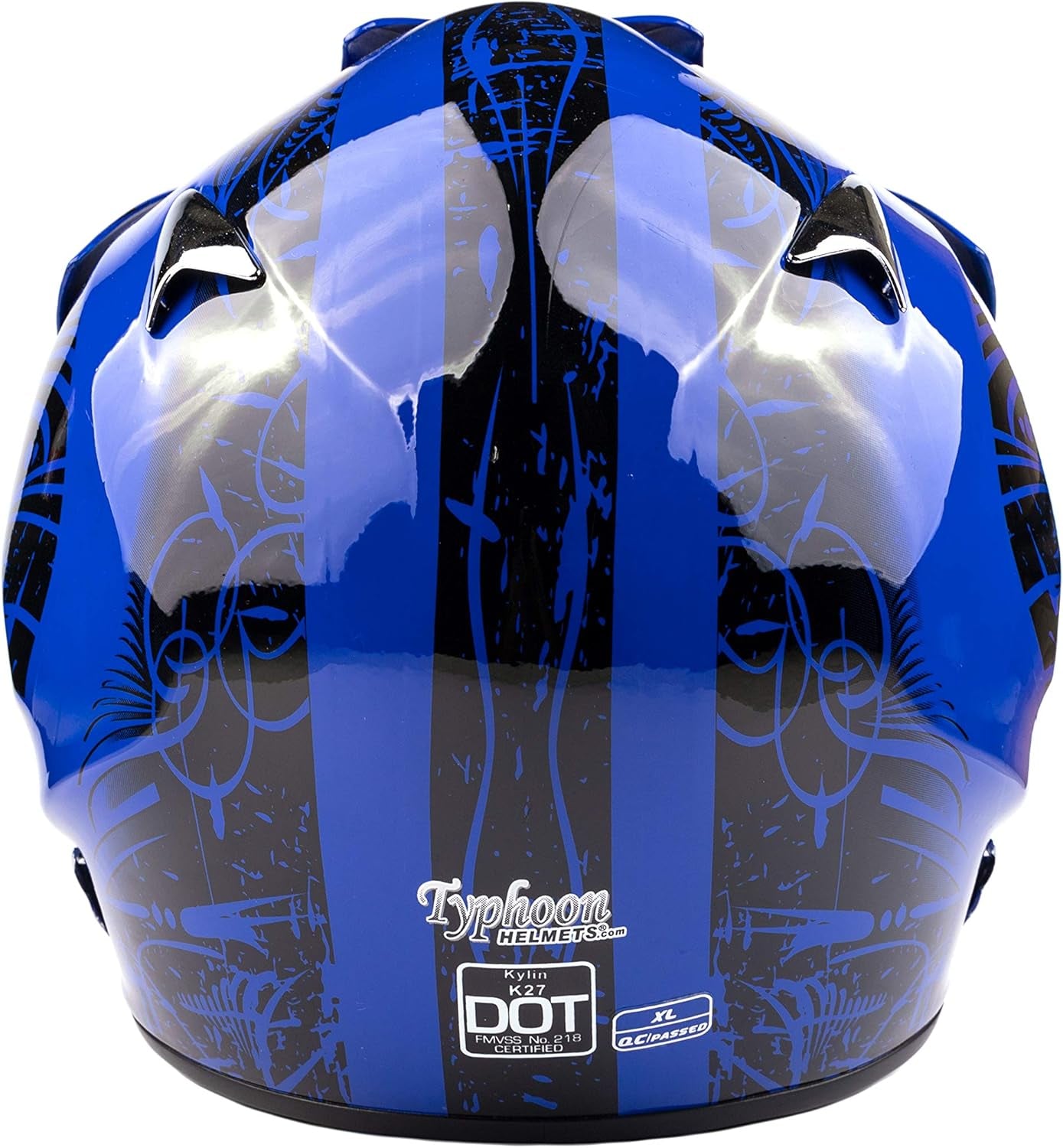 Typhoon ATV Motorcycle Helmet with Goggles & Gloves - DOT Certified Off-Road Racing Protection Gear Set for Adults/Teens - Durable MX Combo Pack