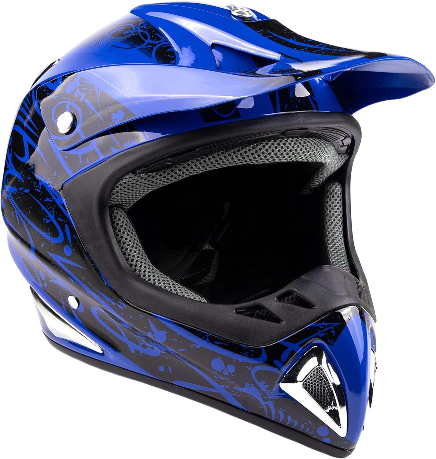 Typhoon ATV Motorcycle Helmet with Goggles & Gloves - DOT Certified Off-Road Racing Protection Gear Set for Adults/Teens - Durable MX Combo Pack