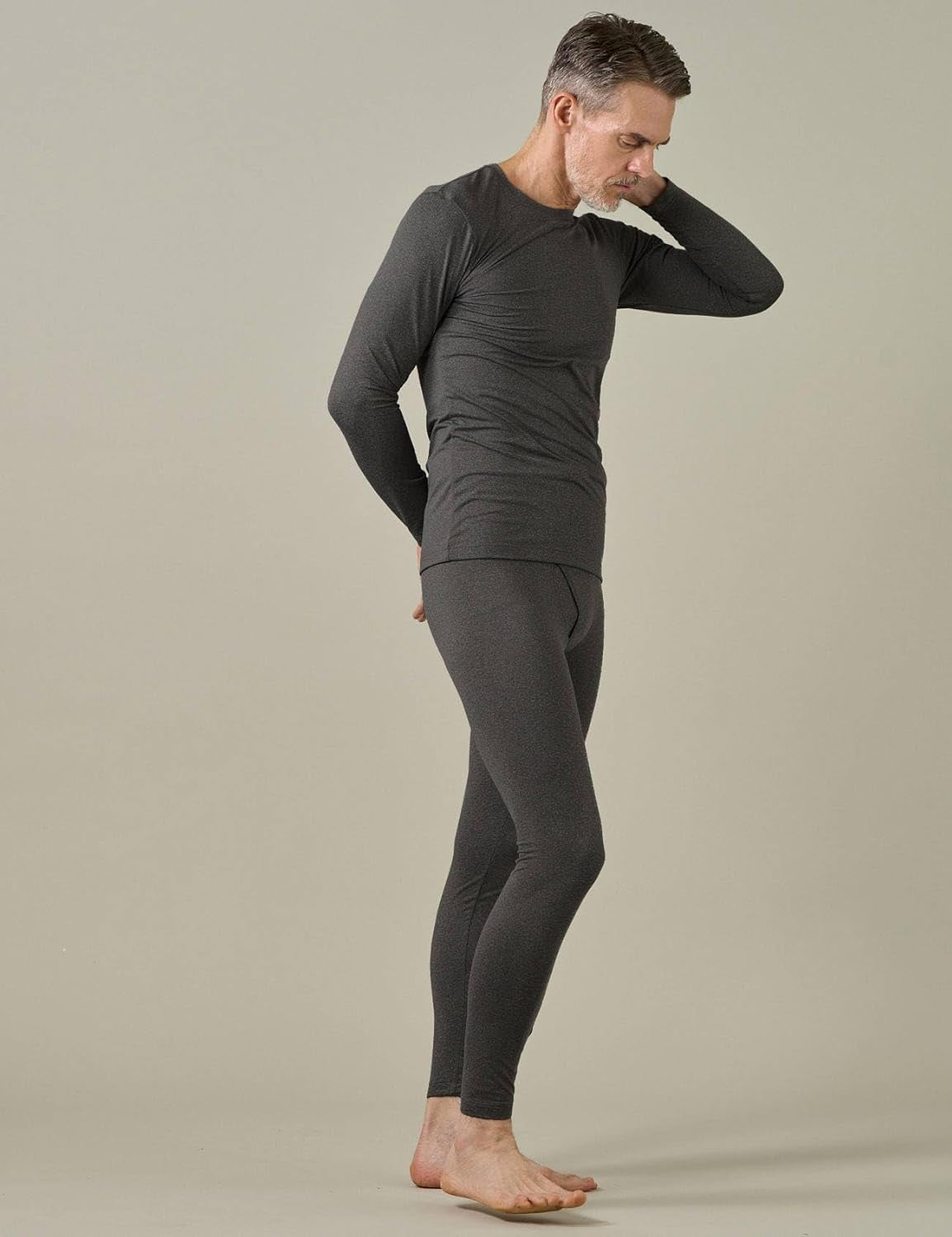 Men'S Thermal Underwear Set Soft Fleece Lined Long Johns Light/Mid/Heavy Weight Base Layer Top & Bottom M11/M24/M57