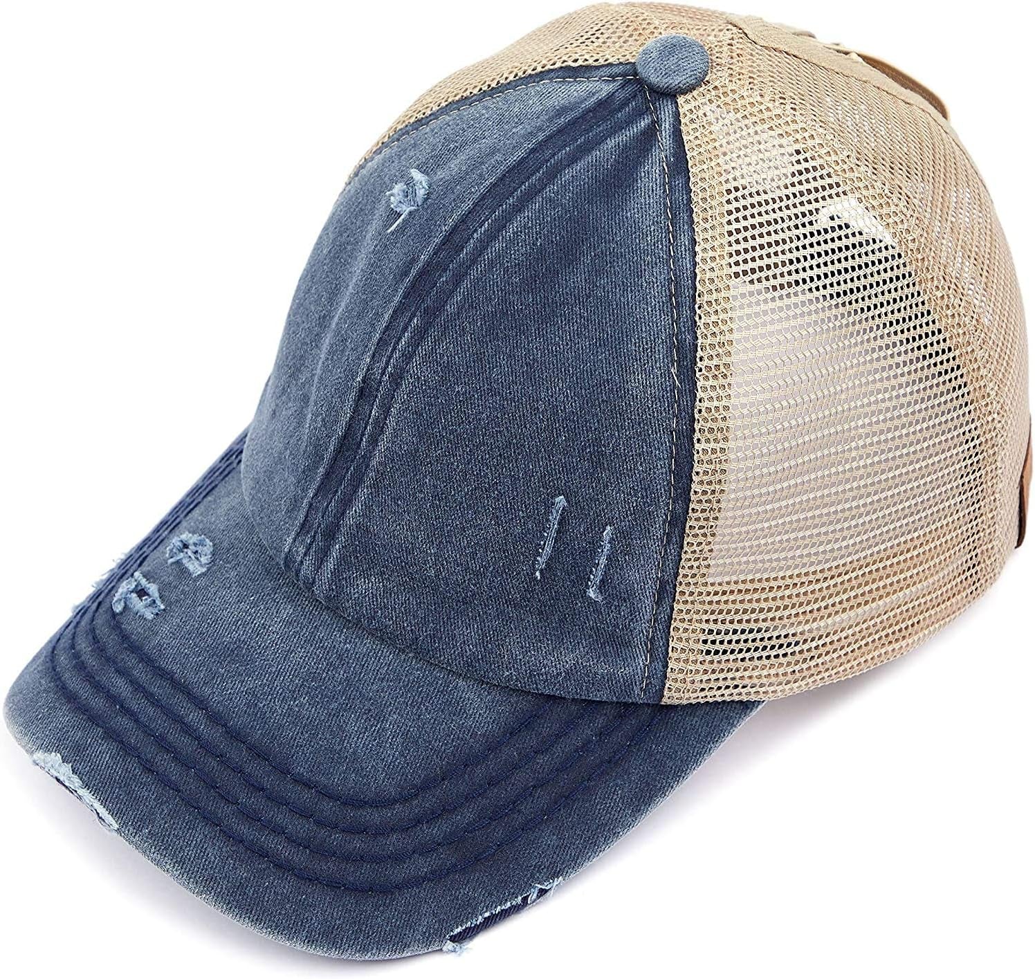 Ponycap 2 Pack: Burgundy & Navy Criss Cross Back